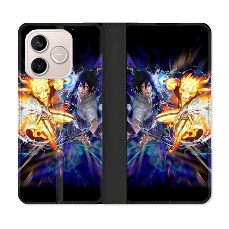 Housse Cuir Portefeuille Pour Honor 600 Lite 5G Manga Naruto VS