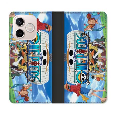 Housse Cuir Portefeuille Pour Honor 600 Lite 5G Manga One Piece Sunny