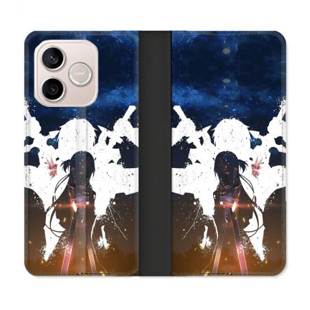Housse Cuir Portefeuille Pour Honor 600 Lite 5G Manga SAO sword Art Online Asuna