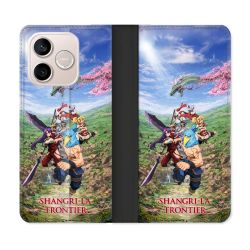 Housse Cuir Portefeuille Pour Honor 600 Lite 5G Manga Shangri La Frontier Affiche