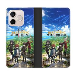 Housse Cuir Portefeuille Pour Honor 600 Lite 5G Manga The Beginning After The End Affiche