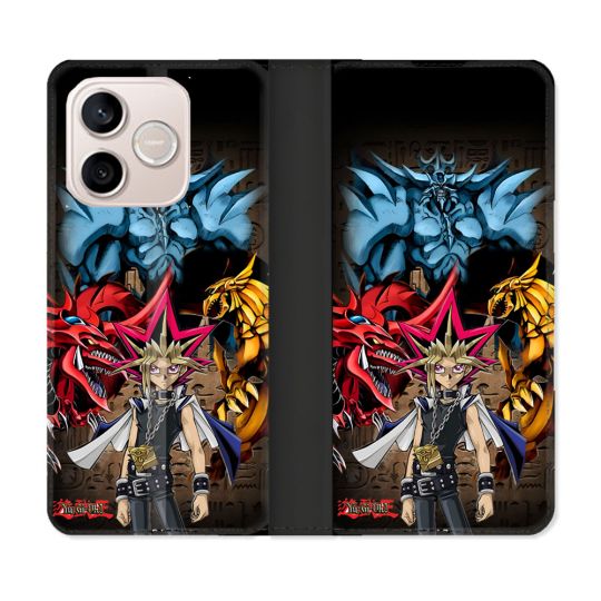 Housse Cuir Portefeuille Pour Honor 600 Lite 5G Manga Yu Gi Oh