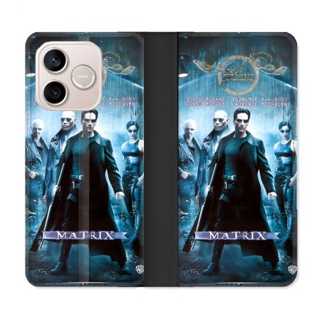 Housse Cuir Portefeuille Pour Honor 600 Lite 5G Matrix Affiche