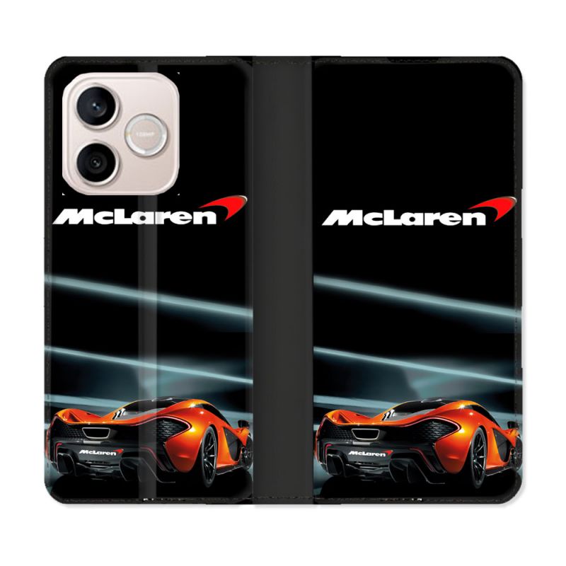 Housse Cuir Portefeuille Pour Honor 600 Lite 5G Mc Laren