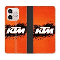Housse Cuir Portefeuille Pour Honor 600 Lite 5G Moto KTM