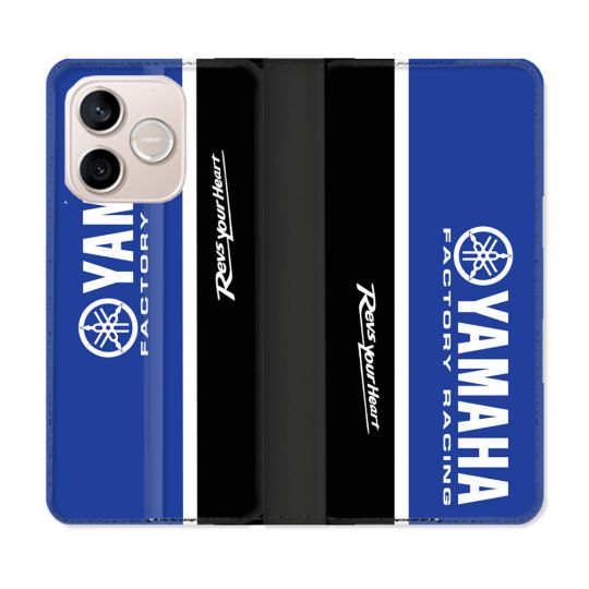 Housse Cuir Portefeuille Pour Honor 600 Lite 5G Moto Yamaha