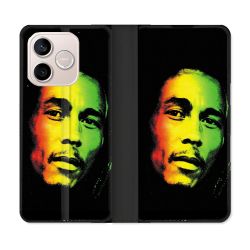 Housse Cuir Portefeuille Pour Honor 600 Lite 5G Musique Bob Marley 2