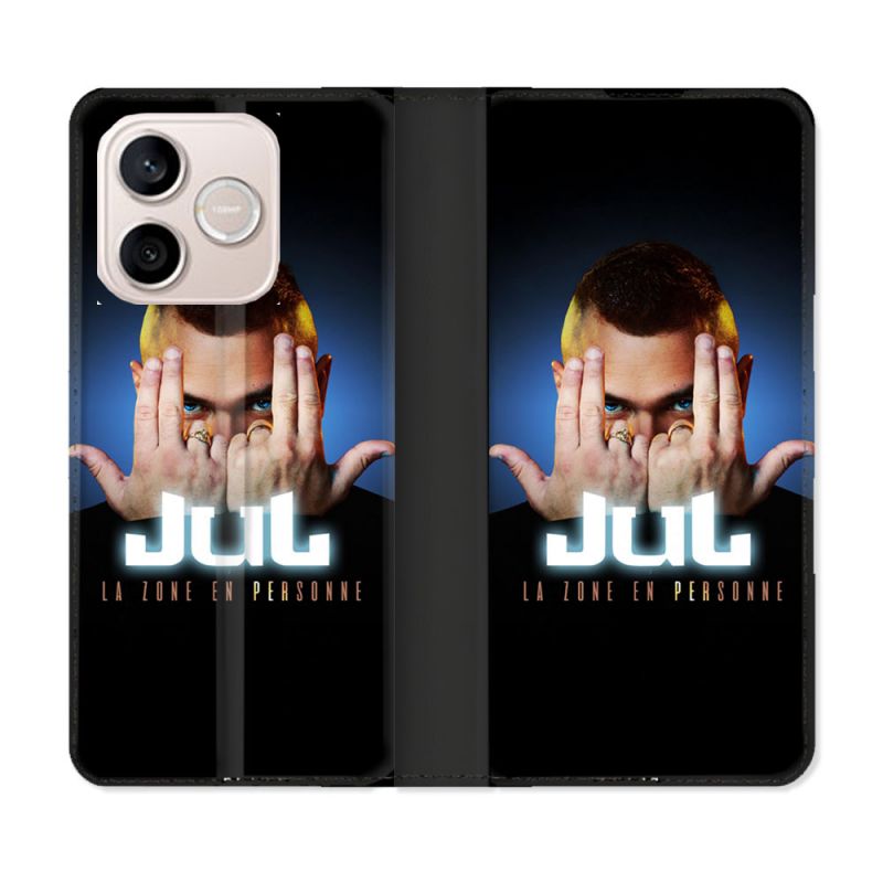 Housse Cuir Portefeuille Pour Honor 600 Lite 5G Musique Jul Signe