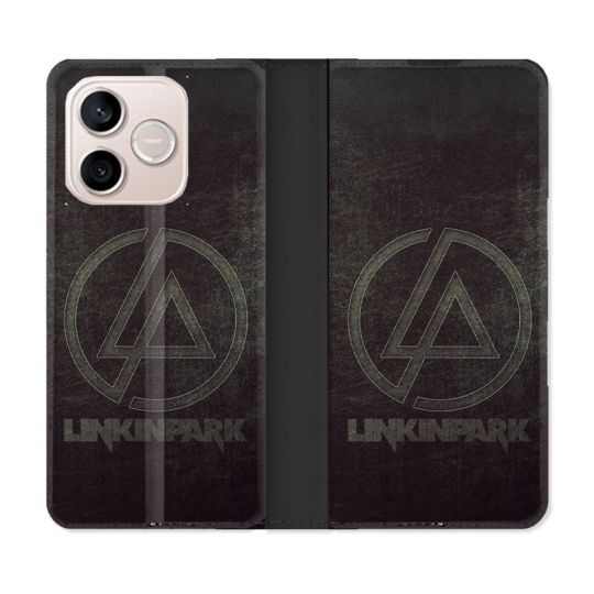 Housse Cuir Portefeuille Pour Honor 600 Lite 5G Musique Rock Linkin Park