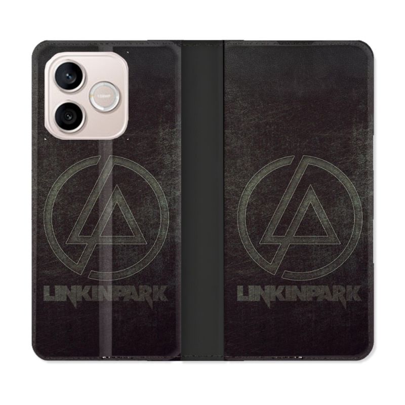 Housse Cuir Portefeuille Pour Honor 600 Lite 5G Musique Rock Linkin Park