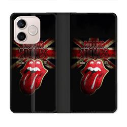 Housse Cuir Portefeuille Pour Honor 600 Lite 5G Musique Rolling Stones