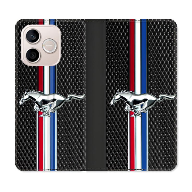 Housse Cuir Portefeuille Pour Honor 600 Lite 5G Mustang