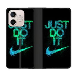 Housse Cuir Portefeuille Pour Honor 600 Lite 5G Nike Just Do It