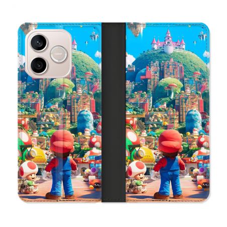 Housse Cuir Portefeuille Pour Honor 600 Lite 5G Nintendo World