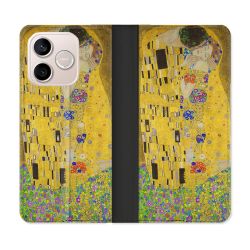 Housse Cuir Portefeuille Pour Honor 600 Lite 5G Peinture Le Baiser