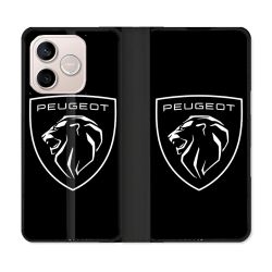 Housse Cuir Portefeuille Pour Honor 600 Lite 5G Peugeot