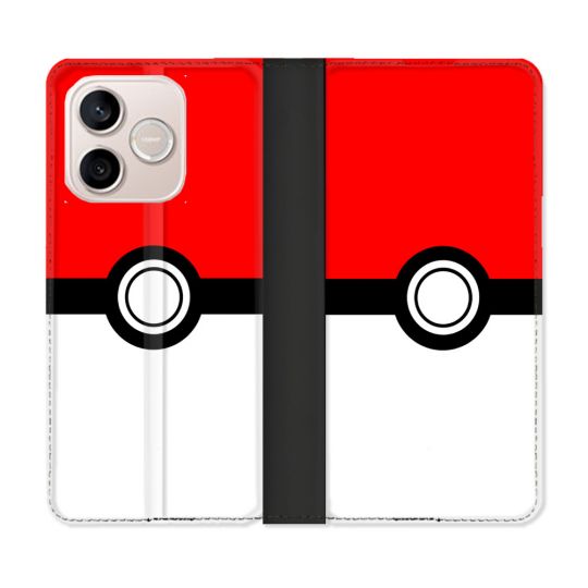Housse Cuir Portefeuille Pour Honor 600 Lite 5G Pokemon Pokeball