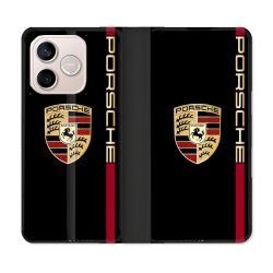 Housse Cuir Portefeuille Pour Honor 600 Lite 5G Porsche Line