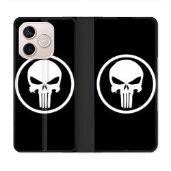 Housse Cuir Portefeuille Pour Honor 600 Lite 5G Punisher