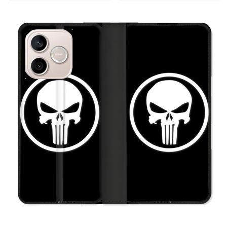 Housse Cuir Portefeuille Pour Honor 600 Lite 5G Punisher