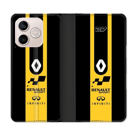 Housse Cuir Portefeuille Pour Honor 600 Lite 5G Renault