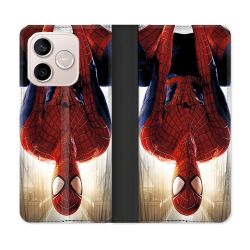 Housse Cuir Portefeuille Pour Honor 600 Lite 5G Spiderman Invers