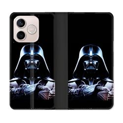 Housse Cuir Portefeuille Pour Honor 600 Lite 5G Star Wars - Dark Vador Noir