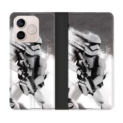 Housse Cuir Portefeuille Pour Honor 600 Lite 5G Star Wars - Trooper