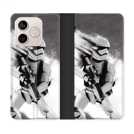Housse Cuir Portefeuille Pour Honor 600 Lite 5G Star Wars - Trooper