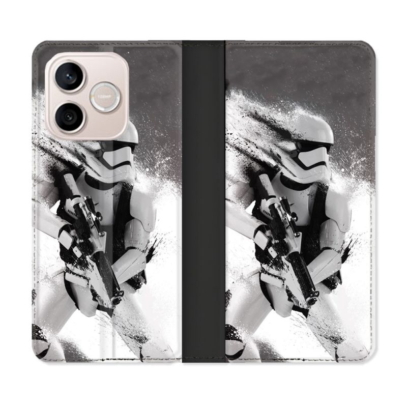 Housse Cuir Portefeuille Pour Honor 600 Lite 5G Star Wars - Trooper