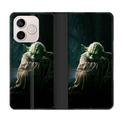 Housse Cuir Portefeuille Pour Honor 600 Lite 5G Star Wars - Yoda sombre