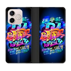 Housse Cuir Portefeuille Pour Honor 600 Lite 5G Street Art Rap