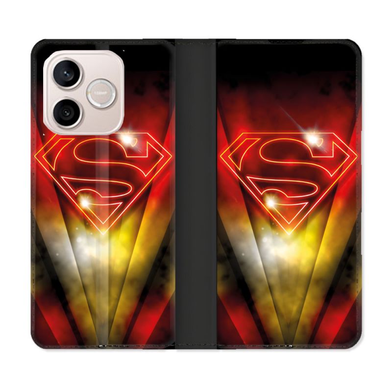 Housse Cuir Portefeuille Pour Honor 600 Lite 5G Superman Logo