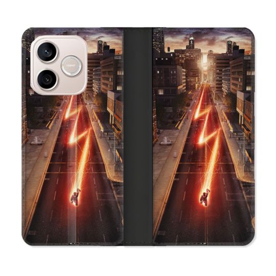 Housse Cuir Portefeuille Pour Honor 600 Lite 5G The Flash City
