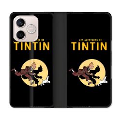 Housse Cuir Portefeuille Pour Honor 600 Lite 5G Tintin Classique