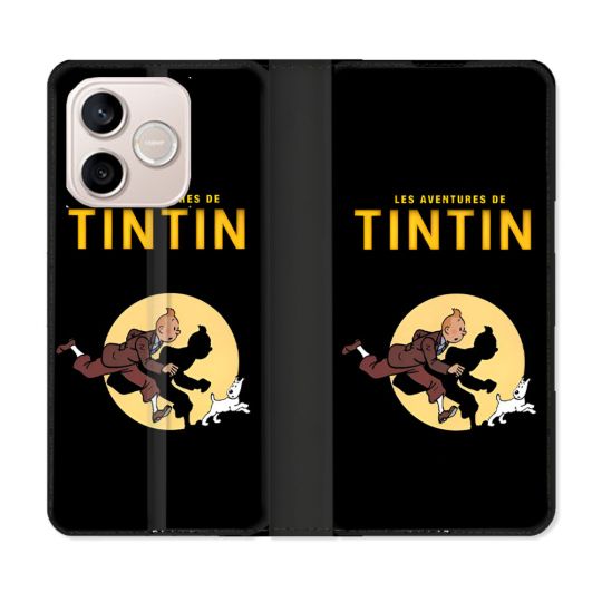 Housse Cuir Portefeuille Pour Honor 600 Lite 5G Tintin Classique