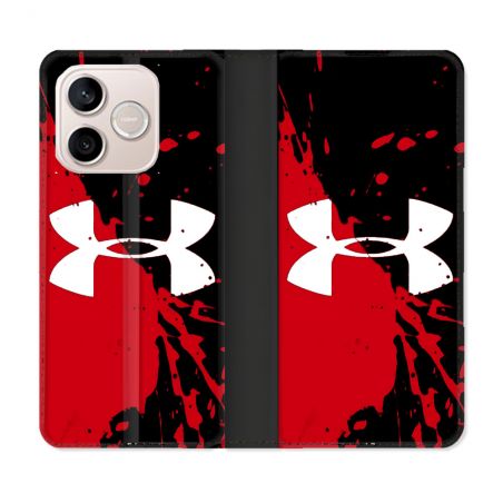 Housse Cuir Portefeuille Pour Honor 600 Lite 5G Under Armour