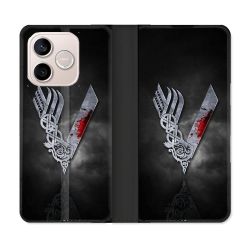 Housse Cuir Portefeuille Pour Honor 600 Lite 5G Viking
