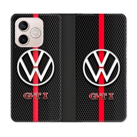 Housse Cuir Portefeuille Pour Honor 600 Lite 5G Volkwagen Line