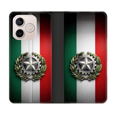 Housse Cuir Portefeuille Pour Honor 600 Lite 5G Voyage Drapeau Italie