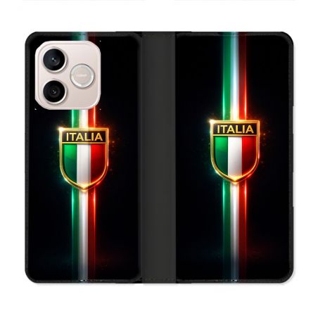 Housse Cuir Portefeuille Pour Honor 600 Lite 5G Voyage Drapeau Italie 3 2026