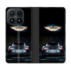 Housse Cuir Portefeuille Pour Xiaomi 17 Aston Martin