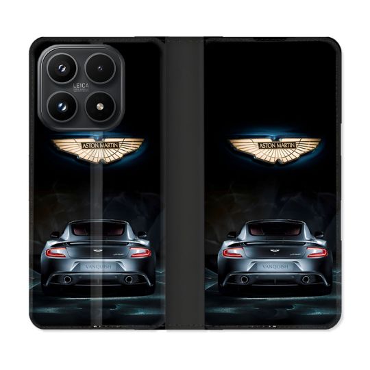 Housse Cuir Portefeuille Pour Xiaomi 17 Aston Martin