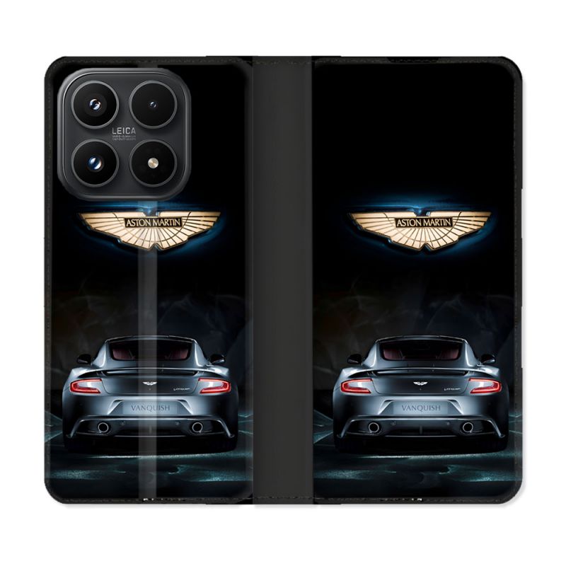 Housse Cuir Portefeuille Pour Xiaomi 17 Aston Martin