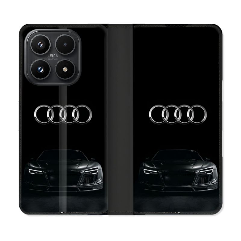 Housse Cuir Portefeuille Pour Xiaomi 17 Audi