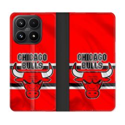Housse Cuir Portefeuille Pour Xiaomi 17 Basket Chicago Bulls
