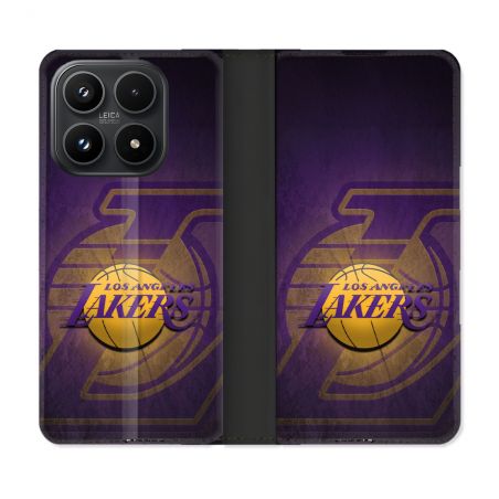 Housse Cuir Portefeuille Pour Xiaomi 17 Basket Los Angeles Lakers
