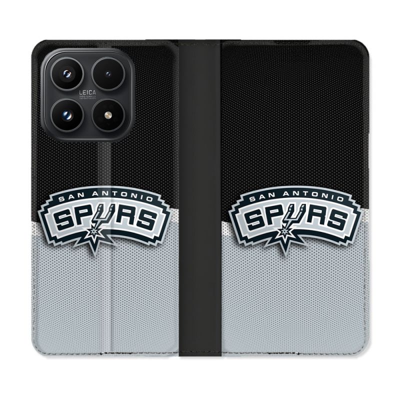 Housse Cuir Portefeuille Pour Xiaomi 17 Basket San Antonio Spurs