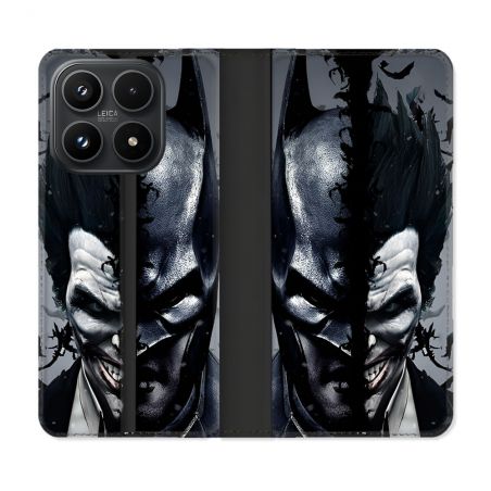 Housse Cuir Portefeuille Pour Xiaomi 17 Batman Joker