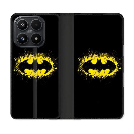 Housse Cuir Portefeuille Pour Xiaomi 17 Batman Logo